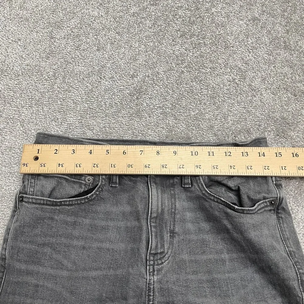 J.Crew Flex Slim Fit Denim Jeans Mens 29x32 Black Charcoal Wash Casual Cotton